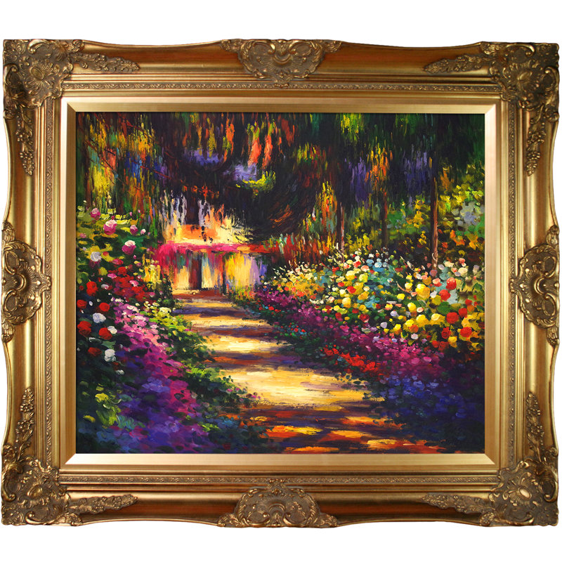 Vault W Artwork 'Pathway in Monet's Garden at Giverny' by Claude Monet